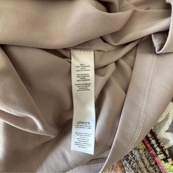 Chico's Size 2 Textured Chevron Tessa Maxi Dress V-neck Sleeveless Resortwear - Picture 10 of 12